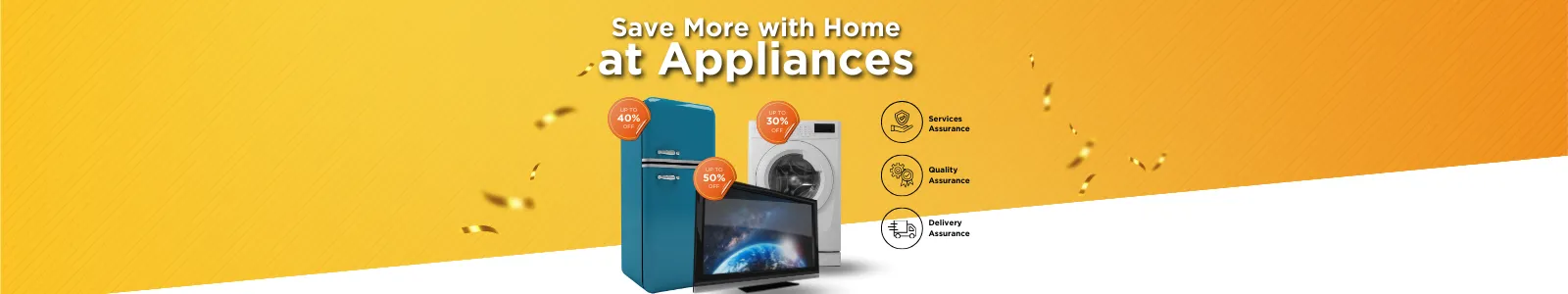 Yellow And White Home Appliances Promo Instagram Post